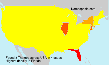 Surname Thomee in USA Surname Thomee in USA
