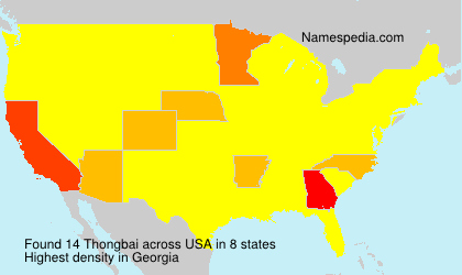 Surname Thongbai in USA Surname Thongbai in USA