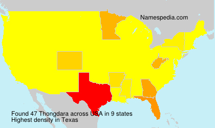 Surname Thongdara in USA Surname Thongdara in USA