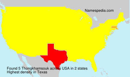 Surname Thongkhamsouk in USA Surname Thongkhamsouk in USA