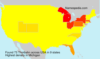 Surname Thorbahn in USA Surname Thorbahn in USA