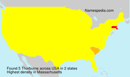 Surname Thorburne in USA Surname Thorburne in USA