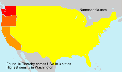 Surname Thoreby in USA Surname Thoreby in USA
