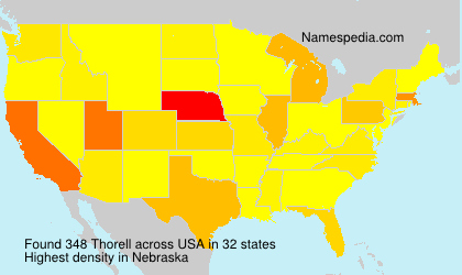 Surname Thorell in USA Surname Thorell in USA