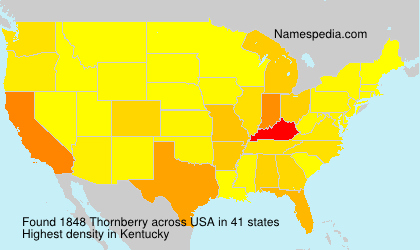 Surname Thornberry in USA Surname Thornberry in USA