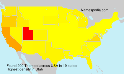 Surname Thorsted in USA Surname Thorsted in USA