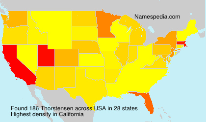 Surname Thorstensen in USA Surname Thorstensen in USA