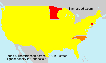 Surname Thorstensson in USA Surname Thorstensson in USA