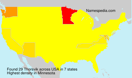 Surname Thorsvik in USA Surname Thorsvik in USA