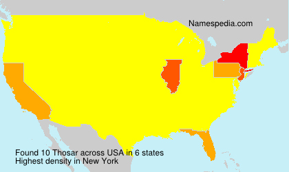 Surname Thosar in USA Surname Thosar in USA