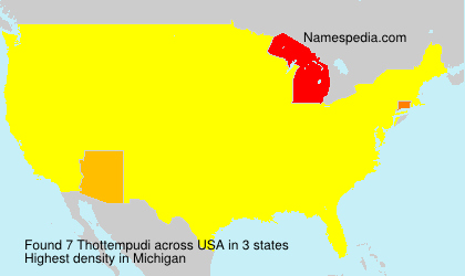 Surname Thottempudi in USA Surname Thottempudi in USA