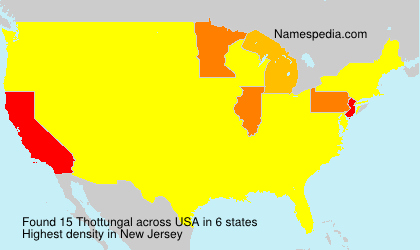 Surname Thottungal in USA Surname Thottungal in USA