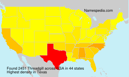 Surname Threadgill in USA Surname Threadgill in USA