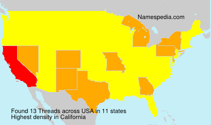 Surname Threads in USA Surname Threads in USA