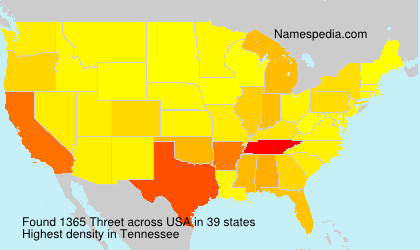 Surname Threet in USA Surname Threet in USA
