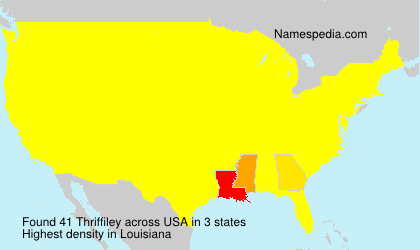 Surname Thriffiley in USA Surname Thriffiley in USA