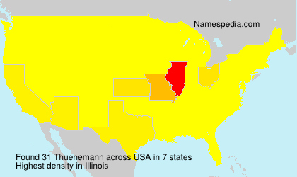 Surname Thuenemann in USA Surname Thuenemann in USA
