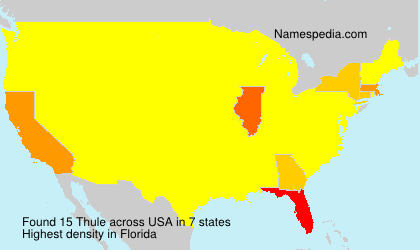 Surname Thule in USA Surname Thule in USA