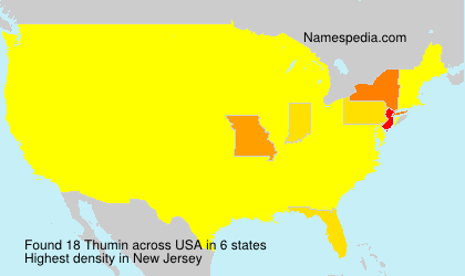 Surname Thumin in USA Surname Thumin in USA