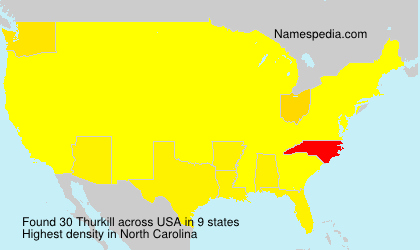 Surname Thurkill in USA Surname Thurkill in USA