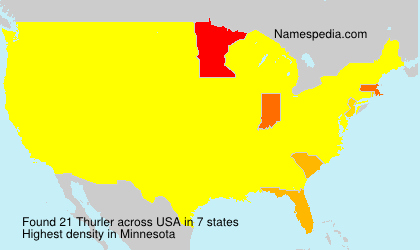 Surname Thurler in USA Surname Thurler in USA