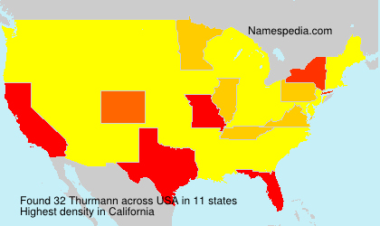 Surname Thurmann in USA Surname Thurmann in USA