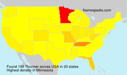 Surname Thurmer in USA Surname Thurmer in USA