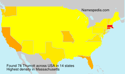 Surname Thurrott in USA Surname Thurrott in USA