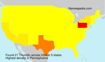 Surname Thurstlic in USA