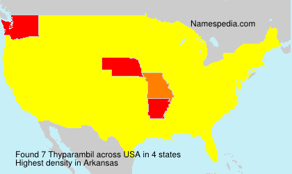 Surname Thyparambil in USA Surname Thyparambil in USA