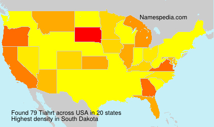 Surname Tiahrt in USA Surname Tiahrt in USA
