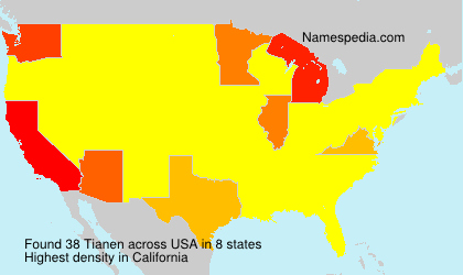Surname Tianen in USA Surname Tianen in USA