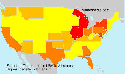 Surname Tianna in USA Surname Tianna in USA