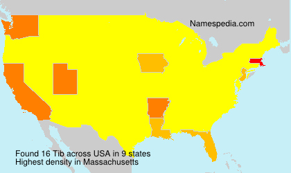 Surname Tib in USA
