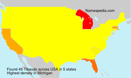 Surname Tibaudo in USA Surname Tibaudo in USA