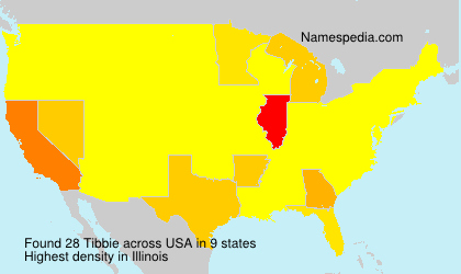 Surname Tibbie in USA Surname Tibbie in USA