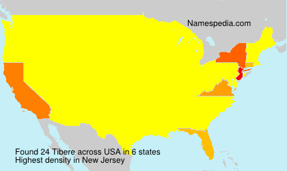 Surname Tibere in USA Surname Tibere in USA