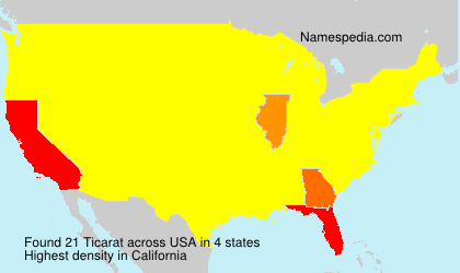 Surname Ticarat in USA Surname Ticarat in USA