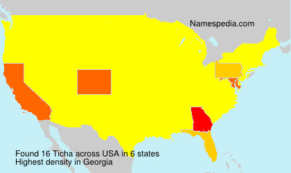 Surname Ticha in USA Surname Ticha in USA