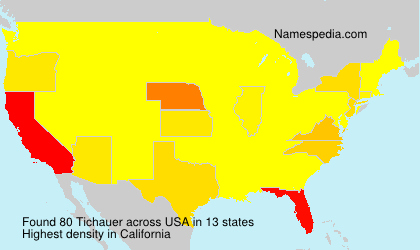 Surname Tichauer in USA Surname Tichauer in USA