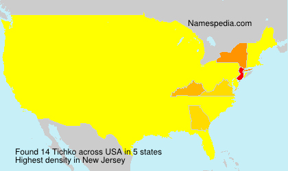 Surname Tichko in USA Surname Tichko in USA