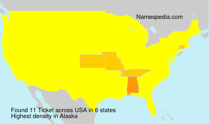 Surname Ticket in USA Surname Ticket in USA