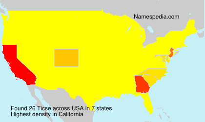 Surname Ticse in USA Surname Ticse in USA