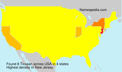 Surname Ticusan in USA Surname Ticusan in USA