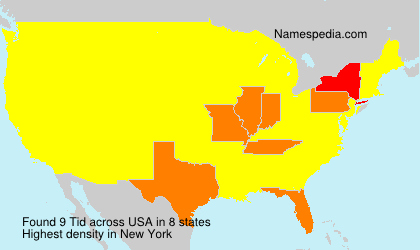 Surname Tid in USA Surname Tid in USA