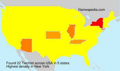 Surname Tiechtel in USA Surname Tiechtel in USA