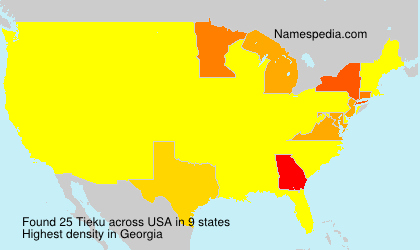 Surname Tieku in USA Surname Tieku in USA
