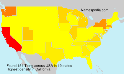 Surname Tieng in USA Surname Tieng in USA