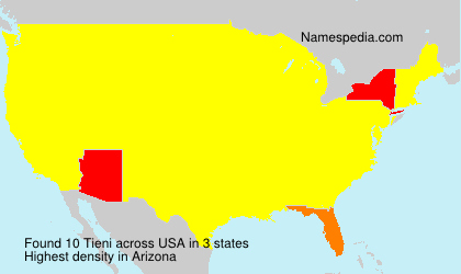 Surname Tieni in USA Surname Tieni in USA