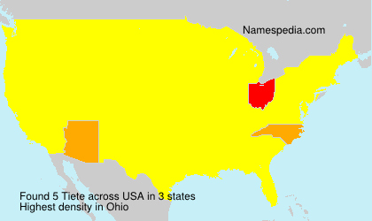 Surname Tiete in USA Surname Tiete in USA